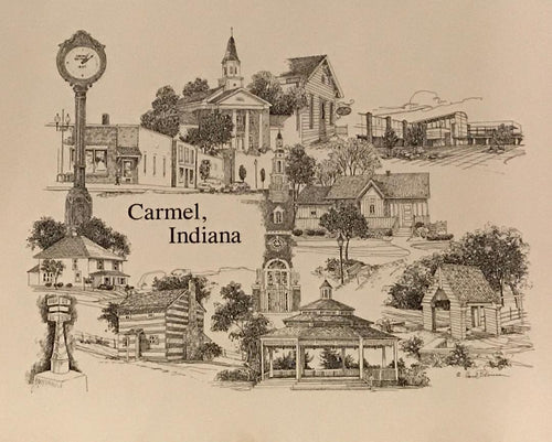 Historic Carmel Indiana Print 11