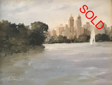 Jackie Onassis Lake in Central Park